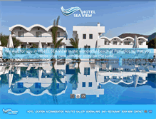 Tablet Screenshot of hotelseaview-perivolos.gr